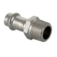 Соединитель нержавеющая сталь 18 х 3/4' НР (VTi.901.I.001805)