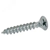 Шуруп универсальный 3.0х16 потайная голова белый цинк (screw-UNI-3.0х16b)