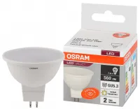 Лампа светодиодная LED 7 Вт GU5.3 3000К 560Лм спот 220 В (замена 60Вт) OSRAM