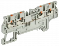 ARMAFIX Клемма пружинная Push-in CP-MC 4 вывода 1,5мм2 серая IEK