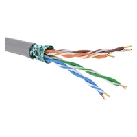 Витая пара F/UTP 4 пары CAT 5E нг(А)-LS серый катушка 305м