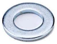 Шайба DIN 125 3 плоская покрытие цинк (DIN125-3)