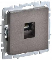 BRITE Розетка компьютерная RJ45 кат.5E РК10-БрТБ темная бронза